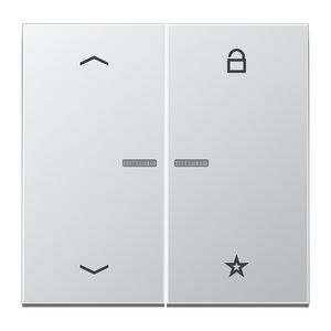 Tastafdekking pijlen LS-aluminium eNet