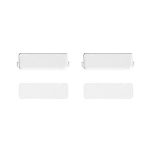 Afdekking plexiglas met tekststrook 9x27mm