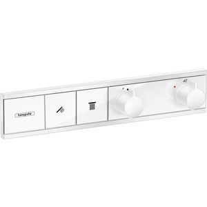 Afbouwdeel inbouwthermostaat RainSelect 2 functies 19,6l/min. mat wit