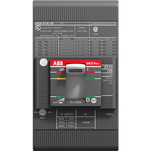 Vermogensschakelaar Tmax XT1N 125/R 35 3P UL/CSA vooraansl.