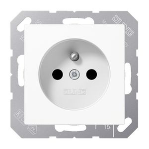 Wandcontactdoos a.wit m.penaarde&ki.beveil. A(S)500