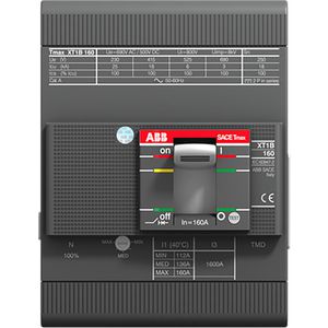 Vermogensschakelaar Tmax XT1N 160/R125 4P vast UL/CSA