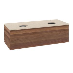 Wastafelonderkast Antao 1200x360x500mm Warm Walnut K35153HM