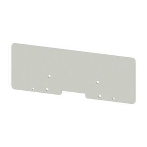 Afsluit- eindplaat grijs h:190mm b:2mm V-0 VVE=10