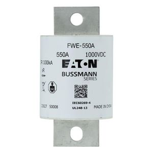 Zekering HRC 1000Vdc IEC/UL 550A aR 60mm Round f