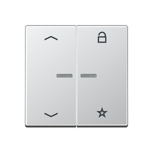 Tastafdekking pijlen A500 aluminium eNet