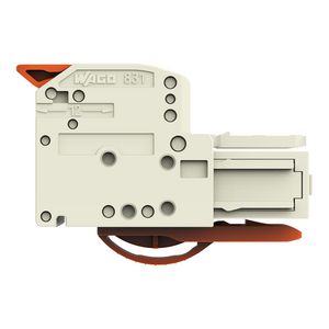 1-draads female steker Hendel Push-in CAGE CLAMP VVE=24