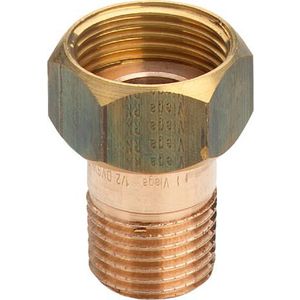 Schroefkoppeling brons 1/2"x3/4" 3335