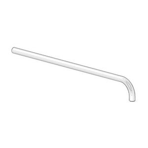 Aansluiting 1/2" 21x600mm chr