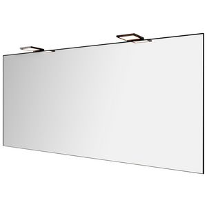 4-H spiegel 1200x650mm m.zwart kader 2x LED-verl./sensor