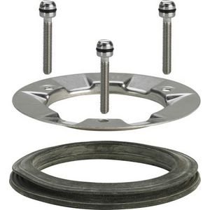 Tempoplex onderdelenset 90mm RVS flens / rubber dichting