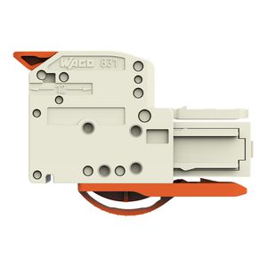 1-draads female steker Hendel Push-in CAGE CLAMP VVE=24