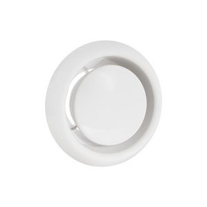 DVLF kunststof afvoerventiel Ø125mm wit