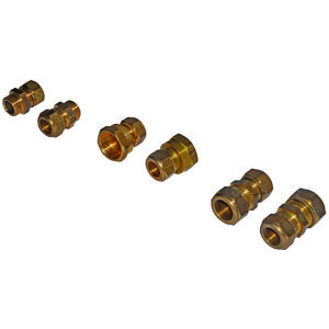 Connectie set voor 15mm leiding tussen zonneb. en connector