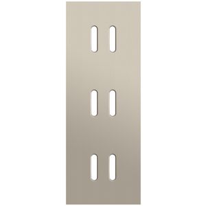 Drievoudige afdekpl. verticaal 71mm centerafstand drie tweev