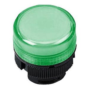 Kop voor signaallamp Rond Ø22mm Groen Harmony