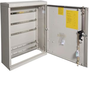 Polyester verdeelkast grootte 1/1005 met rail 1005x780x315mm