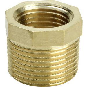 Verloopring brons 1/2"x3/8" bu.xbn. met sleutelvlak 3241