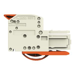 1-draads female steker Hendel Push-in CAGE CLAMP VVE=24