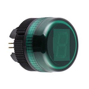 Kop voor digitale display Ø22mm Groen Harmony