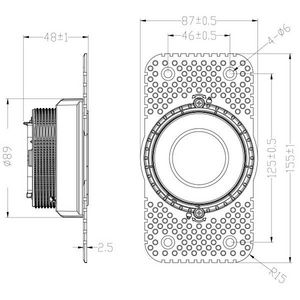 Toebehoren Infinity frame trimless quick rond IL-FI65F605632