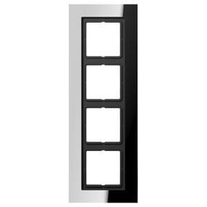 Afdekraam glans chroom 4-voudig LS-plus