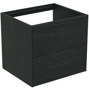 Conca wastafelmeubel 60x50x55cm 2 laden zonder afdekblad smoked oak