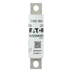Zekering HRC 1000Vdc IEC/UL 80A aR 25mm Round fu