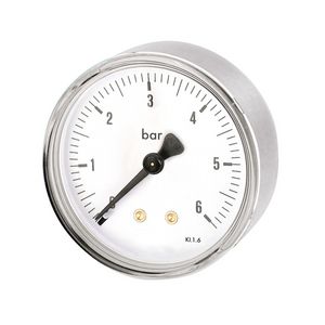 Manometer FR151 M3A-RVS DN63 ax. 1/4 0-16bar