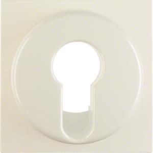 Afdek. draai-/sleutelschakelaar berker S.1/B.3/B.7 wit glans