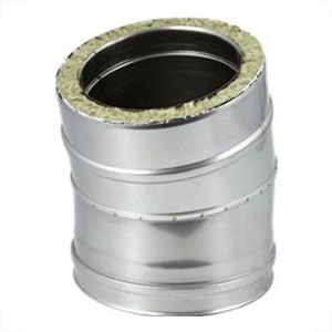 DW Ø100mm (100/150) bocht 15° I316L/I304 (D0,5/0,6)