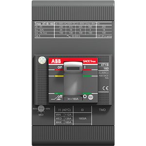 Vermogensschakelaar Tmax XT1H 160/R 20 3P Vaste thermaste m