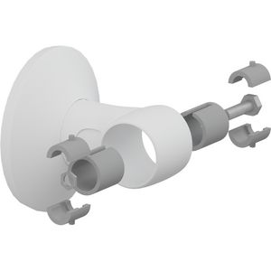 Wandconsole met strop en verbindingsdelen (man/vrouw) wit