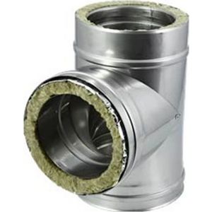 DW Ø300mm (300/350) T-stuk T90 I316L/I304 (D0,5/0,6)
