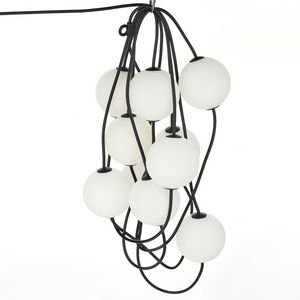 LED Party Balls Light String 7.7M 10pcs G100 2500K IP67
