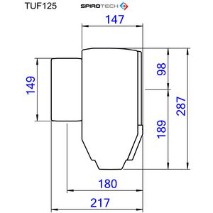 Isolatie SpiroTrap HPF 28mm, Rp 1" - 1.1/4"