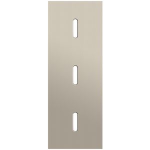 Drievoudige afdekpl. verticaal 71mm centerafstand drie enkel