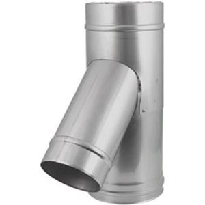 DW Ø100mm 100/150 T-stuk T135 EW I316L/I304 D0,5/0,6