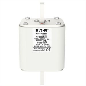 Zekering hoge snelheid 1100A AC 1250V 100kA size 3 76x90x