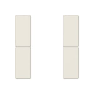 Tastafdekking compleet 2-voudig A(S)500 wit KNX