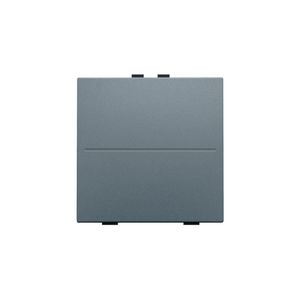 Enkelv. toets RF schakelaar/drukknop + 2 bedienknoppen blue grey