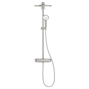 Euphoria SMARTCONTROL 310 douchesysteem duo rond supersteel (rvs look)