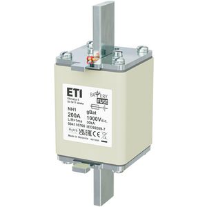 Zekering NH1 gBat 200A/1000V DC 4110760 VVE=3