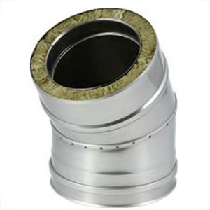 DW Ø100mm (100/150) bocht 30° I316L/I304 (D0,5/0,6)