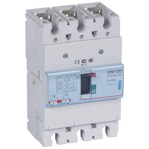 Vermogensschakelaar 250 Thermomagn. 100A 3-polig 70kA DPX3