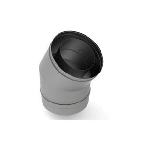 Bocht RVS Ø150/100 30°, gesegmenteerd