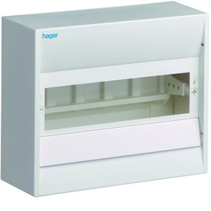 Miniverdeler, IP30, 10 modulen, 1xPE