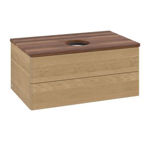 Wastafelonderkast Antao 800x360x500mm Honey Oak L19012HN
