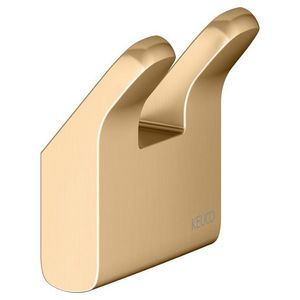 Dubbele handdoekhouder messing geborsteld 12713250000
