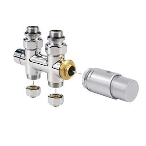 Aansluitset 42 deco pro vloer as fe/cu Ø10/1